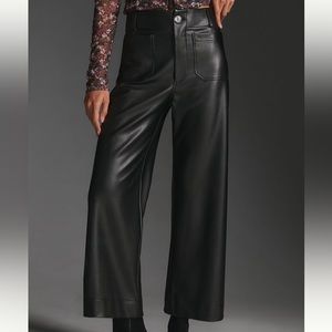 Anthropologie Leather Pants